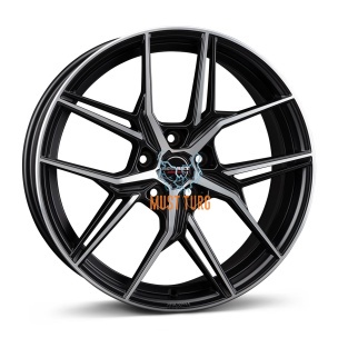 Borbet QX black polished matt 8x19 5x108 ET50 CB72,6 60° 650 kg 497851