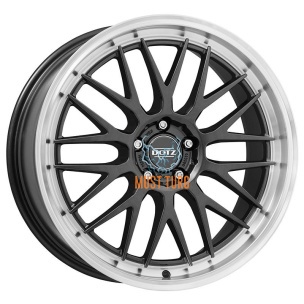 Dotz Bilbao dark Gunmetal/polished lip 8x17 5x108 ET45 CB70,1 60° 715 kg OBISHFL45