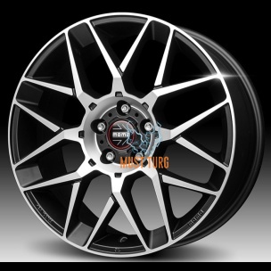 Momo REVENGE EVO 2.0 Matt Black Polished 8x18 5x112 ET45 CB72,3 60° 700 kg W2RE80845512E