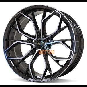 Venue Rocker Black Polished 8,5x18 5x112 ET42 CB66,6 60° 900 kg VROC1885511242666BP