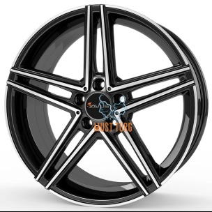 Avus AC-515 Black Polished 7,5x18 5x112 ET44 CB66,6 R14 690 kg