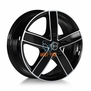 Avus AC-V51 Black Polished 6,5x16 5x118 ET45 CB71,1 60° 1075 kg