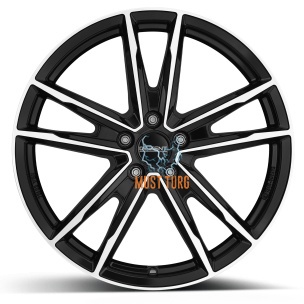Dezent KF dark Black/polished 8x19 5x112 ET40 CB57,1 R13 810 kg TKF9K8BP40E