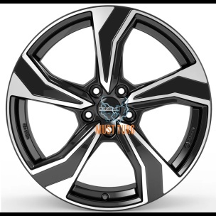Dezent KB dark Black/polished 6,5x17 5x100 ET39 CB57,1 R13 690 kg TKB96BP39E