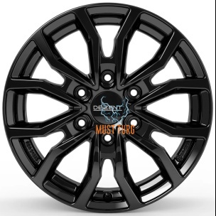 Dezent KC Black 7,5x17 6x139.7 ET30 CB106,1 Flat 1150 kg TKC7DBA30E