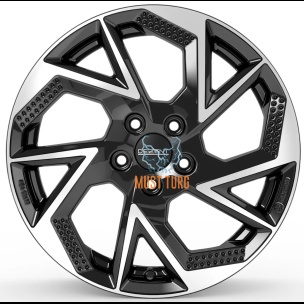 Dezent AP dark Black/polished 7x17 5x112 ET40 CB57,1 R13 720 kg TAPY8BP40E