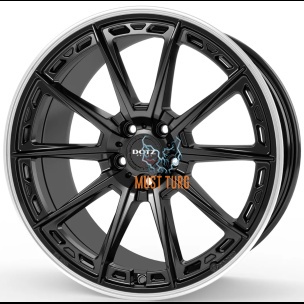 Dotz Sonoma dark Black matt/polished lip 8,5x19 5x114.3 ET45 CB71,6 60° 780 kg OSO9L0KL45
