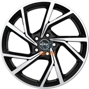 MAK Kassel Black Mirror 7,5x18 5x114.3 ET48 CB76,0 60° 800 kg F7580KABM48F3