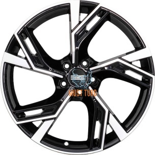 Fondmetal Atena Glossy Black Machined 8x18 5x112 ET40 CB57,1 R13 825 kg RF09335