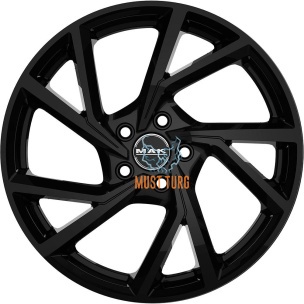 MAK Kassel Gloss Black 7,5x18 5x112 ET42 CB57,1 R13 800 kg F7580KAGB42VW2X