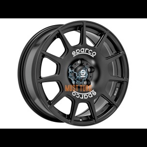 Sparco Terra Matt Black White Lettering 8x18 5x120 ET45 CB65,1 R14 860 kg W29073003P4