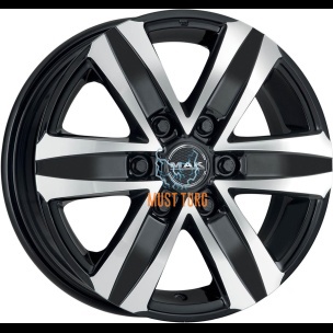 MAK Stone 6 Black Mirror 8,5x20 6x139.7 ET20 CB106,1 Flat 1215 kg