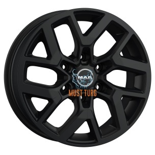 MAK Gravel Matt Black 6,5x16 6x125 ET50 CB74,1 60° 1200 kg F6560GRMB50QZ