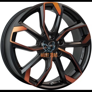 RC Design RC34 Black Orange Matt (BOM) 8x18 5x112 ET45 CB57,1 R13 820 kg 352331