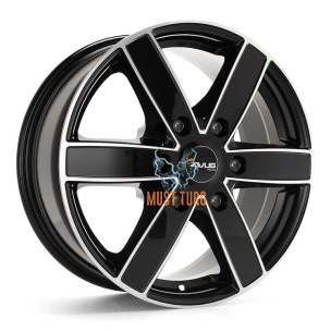 Avus AC-V61 Black Polished 6,5x16 6x125 ET68 CB74.1 60° 1215 kg V61065166125068741D0