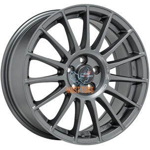OZ Racing Superturismo TGR-WRT Matt Graphite + Silver Lettering 7,5x17 5x100 ET44 CB68,0 60° 650 kg W01881207TGRRM