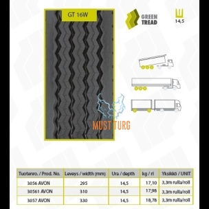 355/50R22,5 GT16W MICH1 PINN. RENGAS M+S