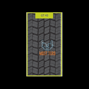 275/70R22.5 GT43 EU1  taastatud rehv (vanem DOT)