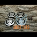 Veljekapslite kpl(4) koos ventiilikapslitega Jaguar, must