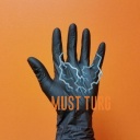 Nitrile gloves powder free black L 100pcs