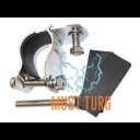 Pipe clip for work light ø25-38mm stainless steel