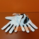 Work gloves black / white nylon / goatskin no.9 Work gloves black / white nylon / goatskin no.9