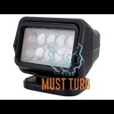 Töötuli otsingutuli 30° puldist juhitav 50W 12-24V 4000lm must
