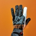 Work gloves black / white nylon / goatskin no.10