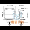 Töötuli 28W 12-24V DC 1800lm IP68 EMC-sert ADR-sert Nordic Töötuli 28W 12-24V DC 1800lm IP68 EMC-sert ADR-sert Nordic
