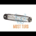 Edge light led white 12-24V marking E13