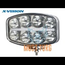 High beam LED X-VISION QUADRATOR 10-30V 64W Ref.20 6500lm