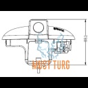 Piduritulega kaamera silm 2.8mm - 170° Opel Combo 2001-2011 Vivaro 2001-2014 Renault Trafic 2001-2014