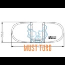 Piduritulega kaamera silm 2.8mm - 170° Opel Combo 2001-2011 Vivaro 2001-2014 Renault Trafic 2001-2014