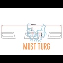 Tulede kinnitusalus roostevaba teras kolmele tulele paksus 3mm