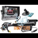 Parking camera kit with 7 "monitor and 2 cameras