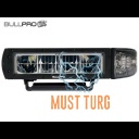 LED dipped beam / high beam left 9-36V Ref. 12.5 IP68 CE ECE R112 EMC R10 R6 R7 Bullpro