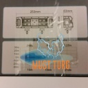 Worklight High beam Panel Side Light Heated ATV le 72W 10-30V 7200lm W-Light