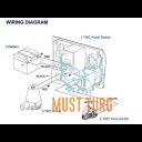 Automatic switch set for bilge pump 12V