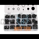 Rubber grommets open and blind type 125pcs