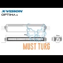 Kaugtuli X-Vision Optima 8 80W 9-33V Ref.40 5500lm IP69K R10 R112 Kaugtuli X-Vision Optima 8 80W 9-33V Ref.40 5500lm IP69K R10 R112