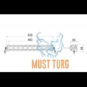 High beam Hella ValueFit DLB-540 66W 9-33V ref. 37.5 R112 ECE R10