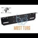 Lisatulede kinnitus numbrimärgi taha 389mm (must) 