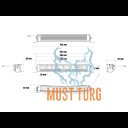 High and fog light Optibeam Firebar 179W 9-36V Ref.30 10200lm R149 R65 cl2 R10