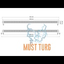 Work light Bullboy Proline Reactor Single 1225mm 350W 10-30V 42000lm R10