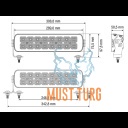 Work light Bullboy Proline Reactor Double 289mm 80W 10-30V 9500lm R10