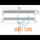 Work light Bullboy Proline Reactor Double 774mm 235W 10-30V 28000lm R10