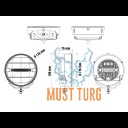 Kaugtuli Optibeam Elites 7 122W 9-36V 7780lm Ref.20 ECE R148 R149 R10