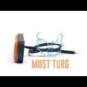 Ääretuli led kollane 12-24V E-sert. 110x31x13mm