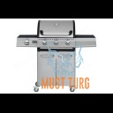 Gaasigrill Mustang Knoxville 3+1 12.8kW RST viimistlus