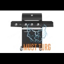 Gas grill Mustang Knoxville 3+1 12.8kW black